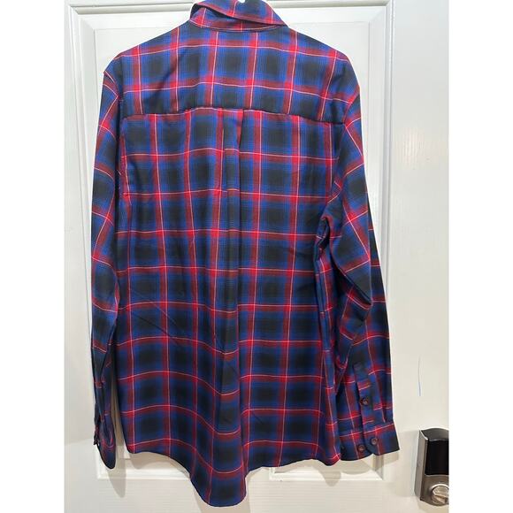 NWT Dixxon Flannel Company Homegrown blue red Plaid Button Down Shirt Size L - Picture 4 of 5
